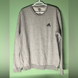 Adidas Men's Crewneck Sweater in Gray